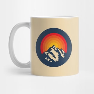 Mountains Nature Lovers Illustration Mug